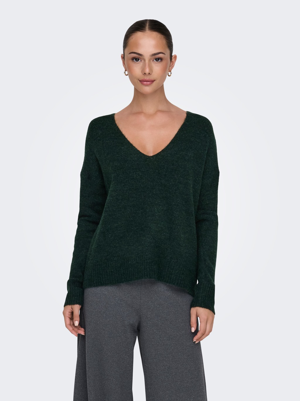 JDY V-Ausschnitt-Pullover "JDYELANORA L/S V-NECK PULLO. KNT NOOS", mit leic günstig online kaufen