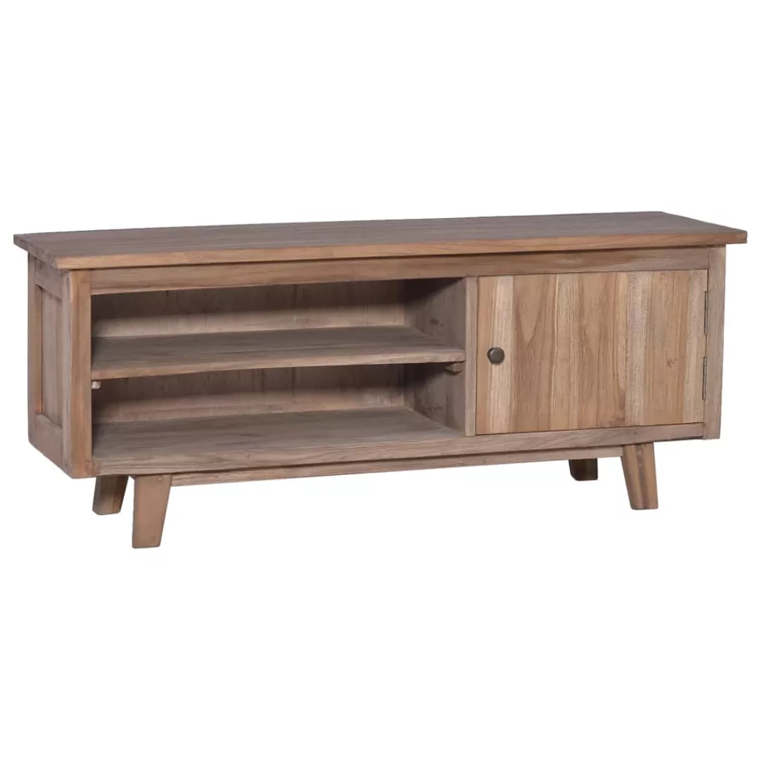 Tv-schrank 100x30x40 Cm Teak Massivholz günstig online kaufen