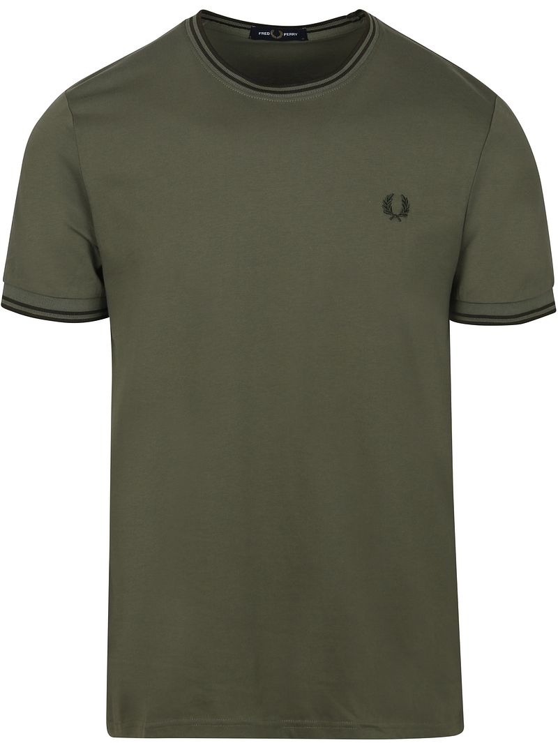 Fred Perry T-shirt Olivgrün W49 - Größe L günstig online kaufen