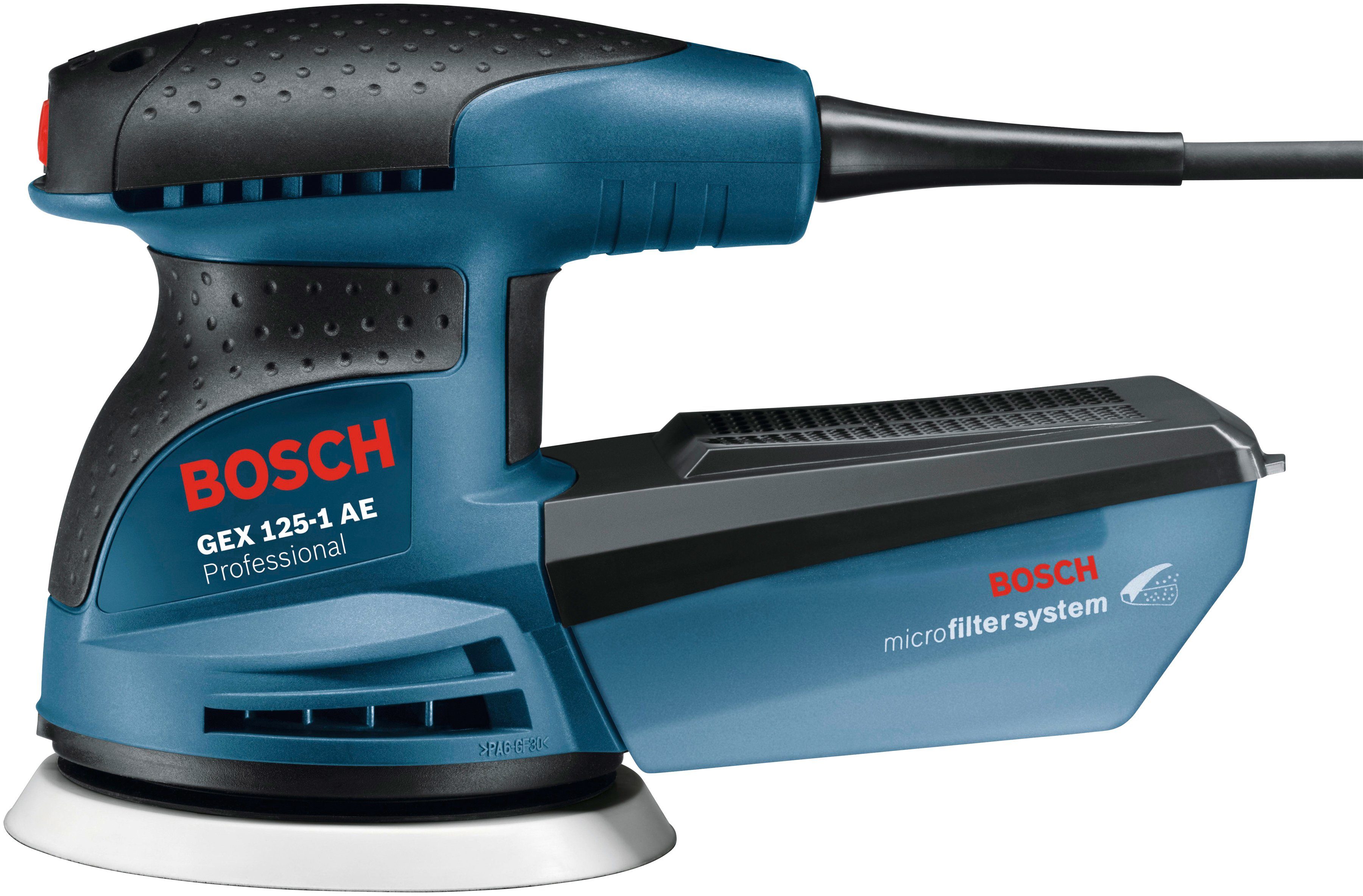 Bosch Professional Exzenterschleifer GEX 125-1 AE 250 W mit Schleifblatt, K günstig online kaufen