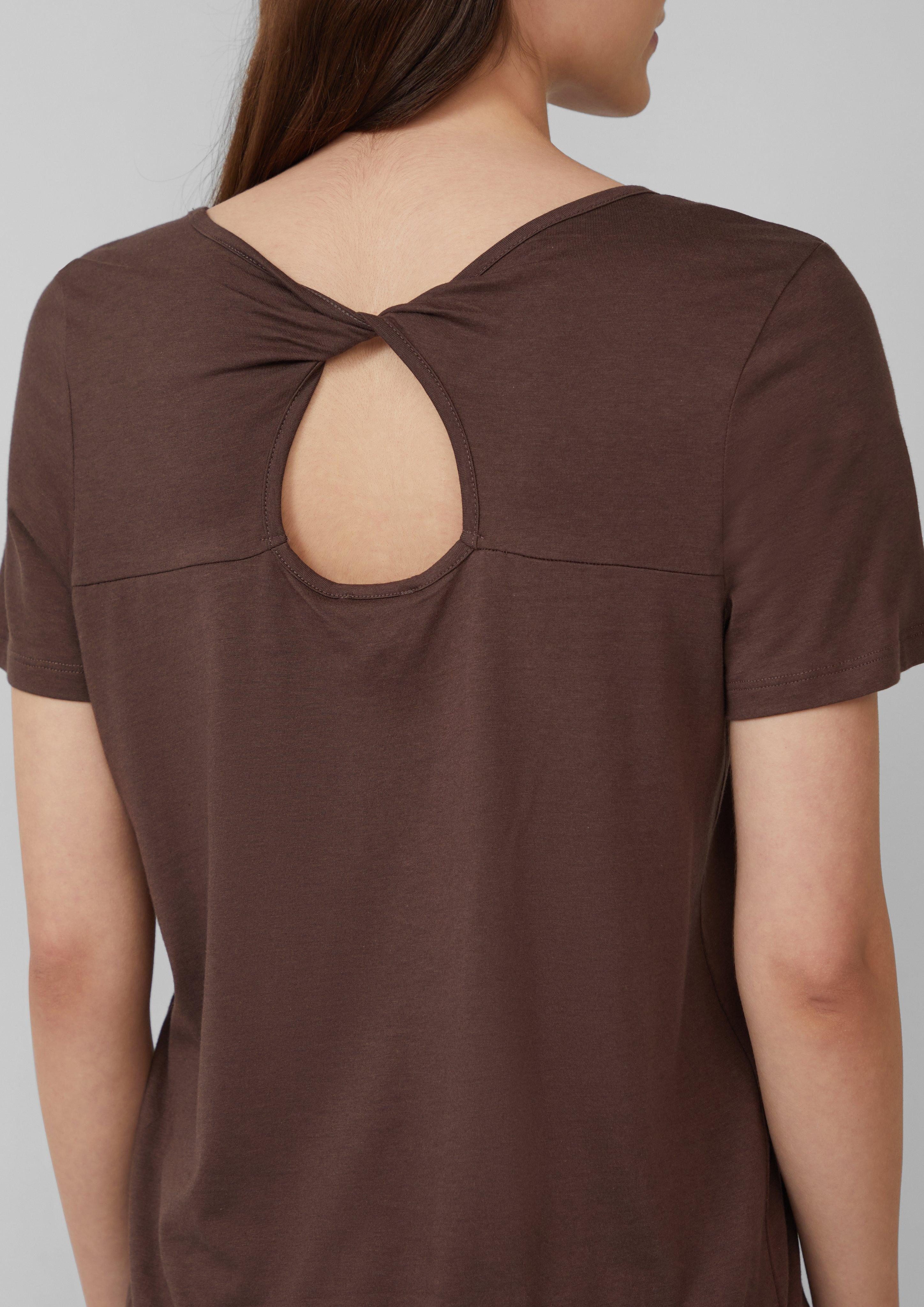 s.Oliver Kurzarmshirt Jersey-T-Shirt im O-Shape mit günstig online kaufen