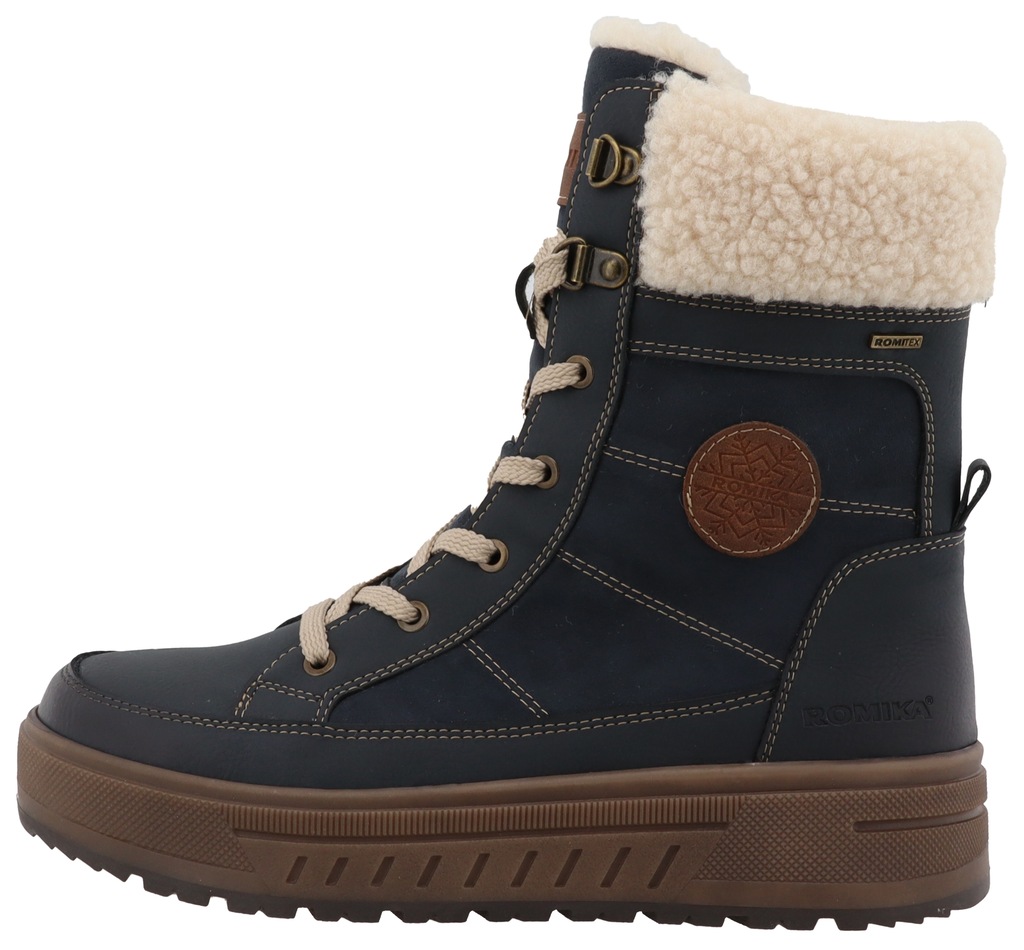 Romika Winterboots, Plateau, Winterstiefelette, Schnürboots mit Warmfutter- günstig online kaufen