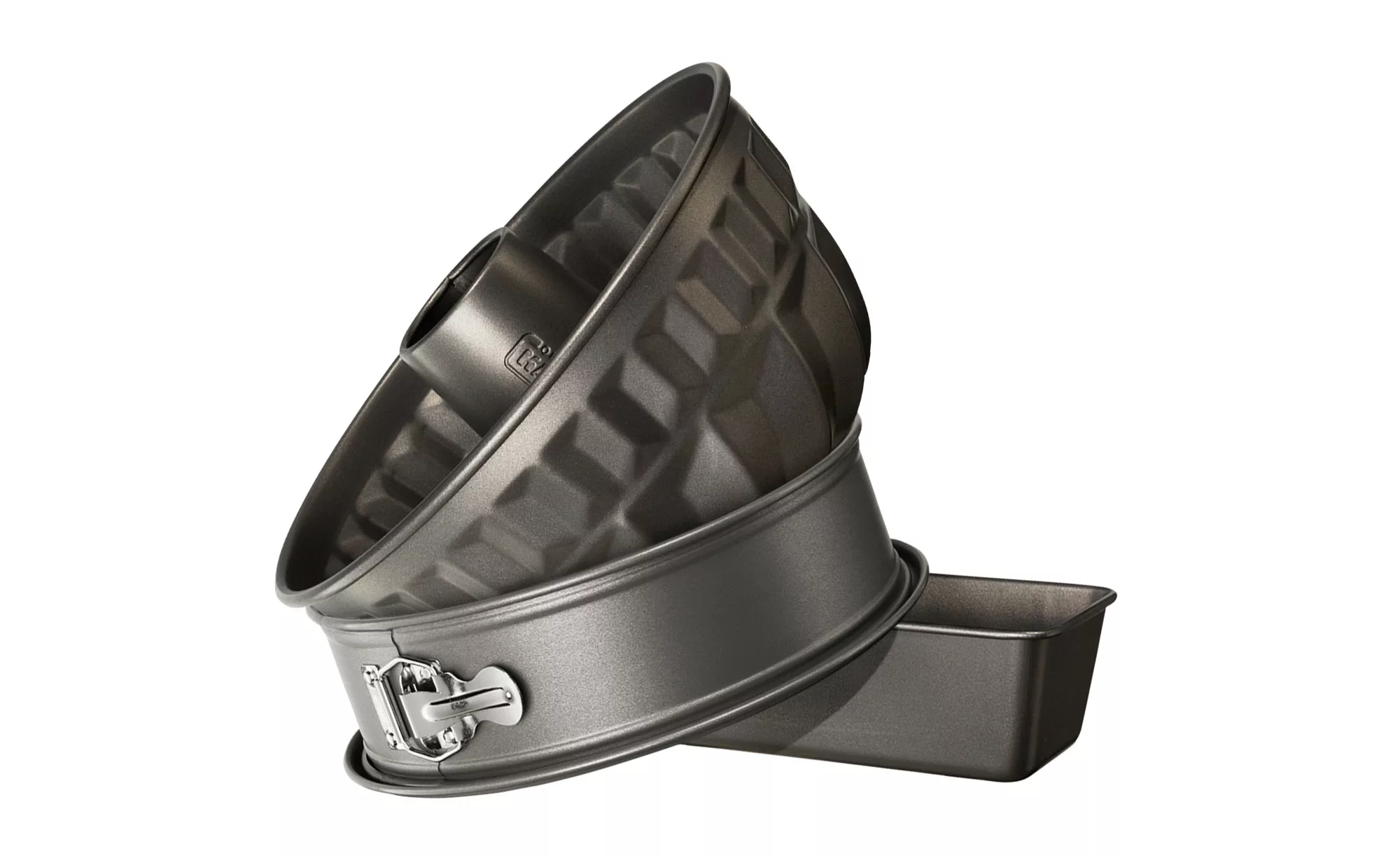 KAISER Backformenset, 3-teilig  La Forme - grau - Metall - Backen & Zubehör günstig online kaufen