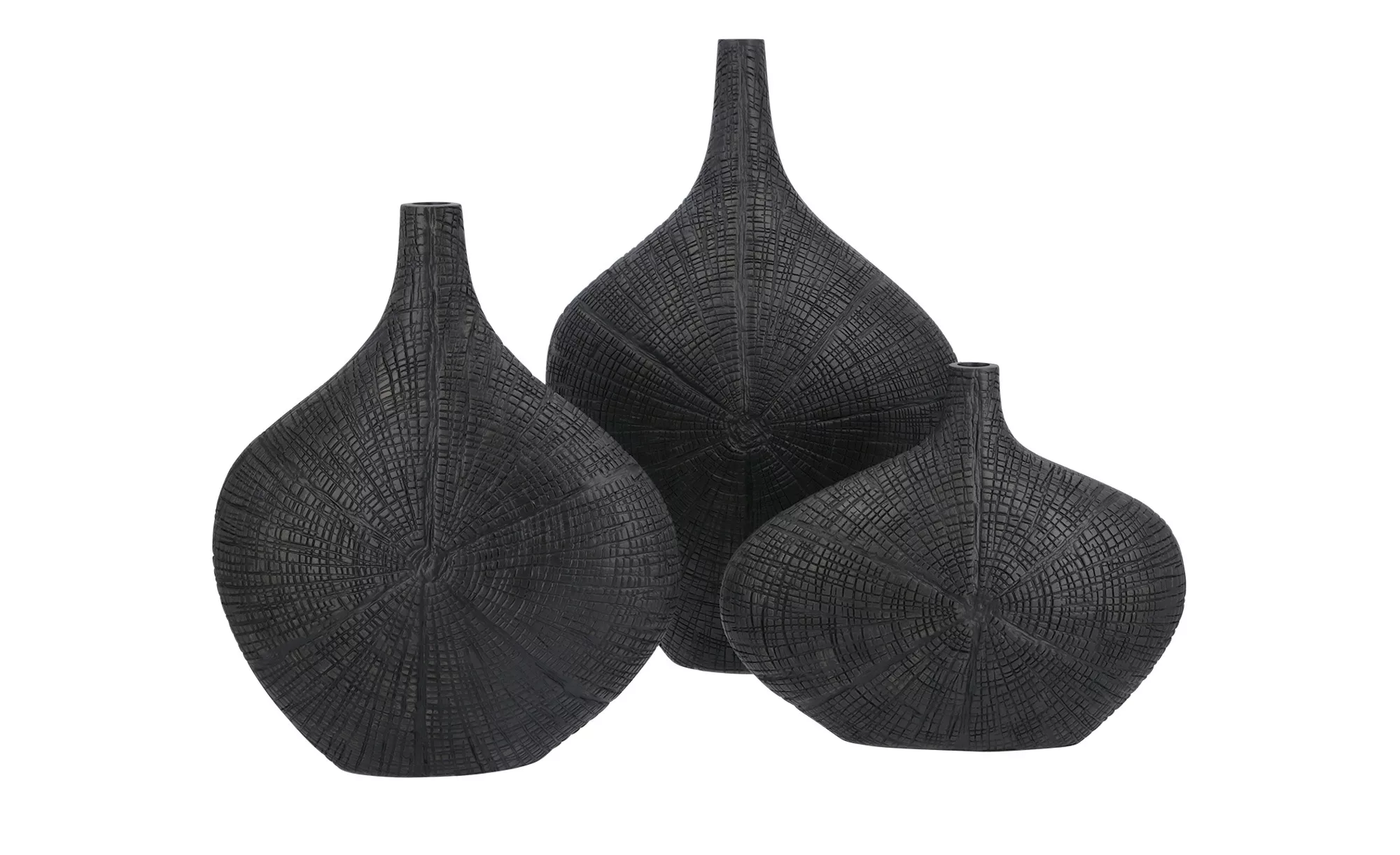 Deko Vase ¦ schwarz ¦ Polyresin (Kunstharz) ¦ Maße (cm): B: 27 H: 23 T: 9,5 günstig online kaufen