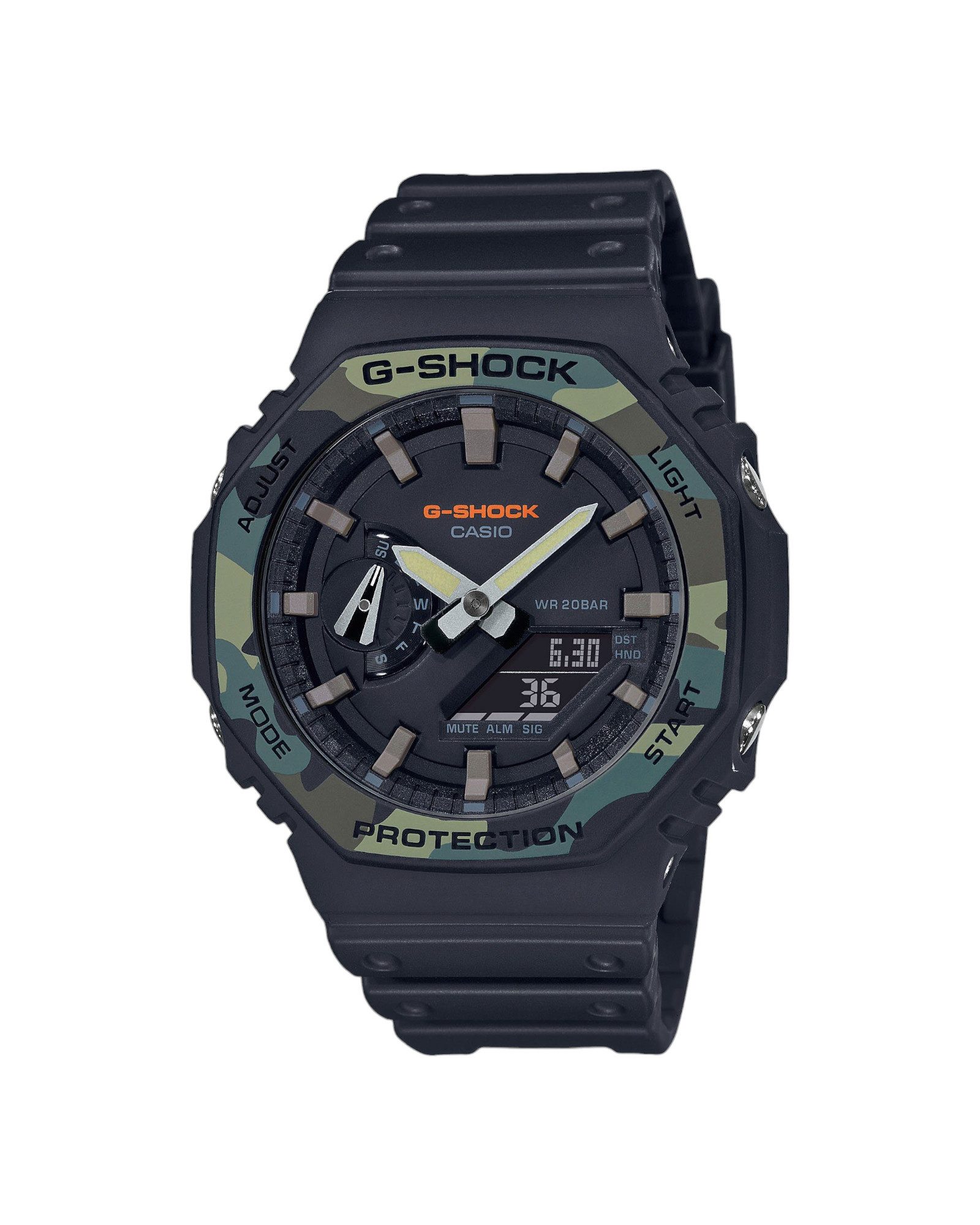CASIO Quarzuhr Casio Herren GA-2100SU-1AER GA-2100SU-1AER, günstig online kaufen