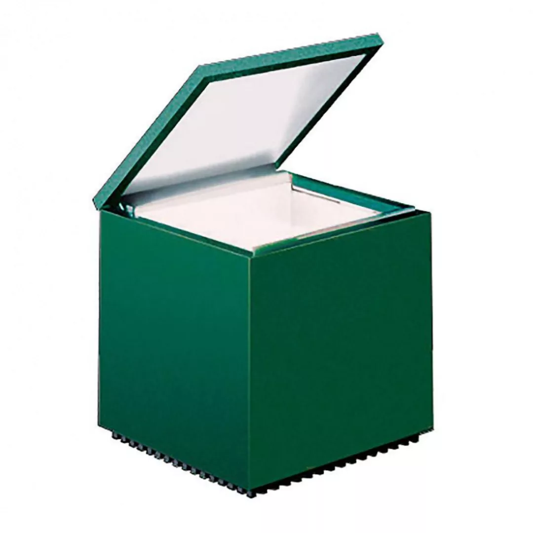 Cini & Nils - Cuboluce Nachttischleuchte - grün/seidenmatt lackiert/LxBxH 1 günstig online kaufen