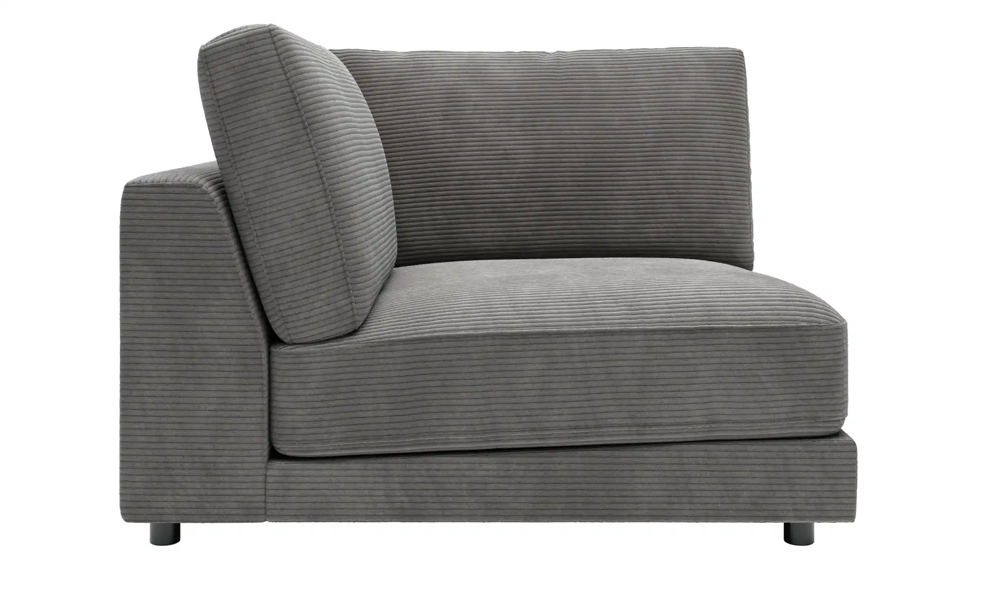 Jette Home Element Ecke in Cord Modulsofa Sila ¦ grau ¦ Maße (cm): B: 120 H günstig online kaufen