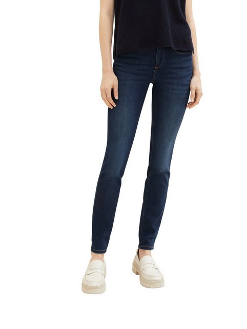 TOM TAILOR Boyfriend-Jeans Straight Bleached Jeans Regular Fit Denim Hose a günstig online kaufen