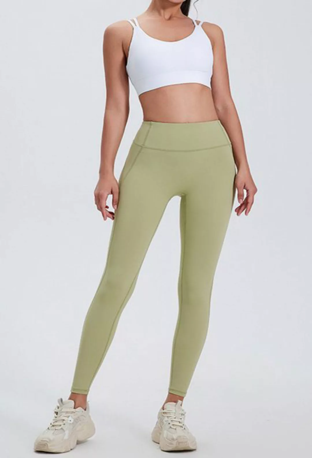 SEGUEN Leggings Bauchkontrollierende Neun-Punkt-Yogahose für Damen mit hohe günstig online kaufen