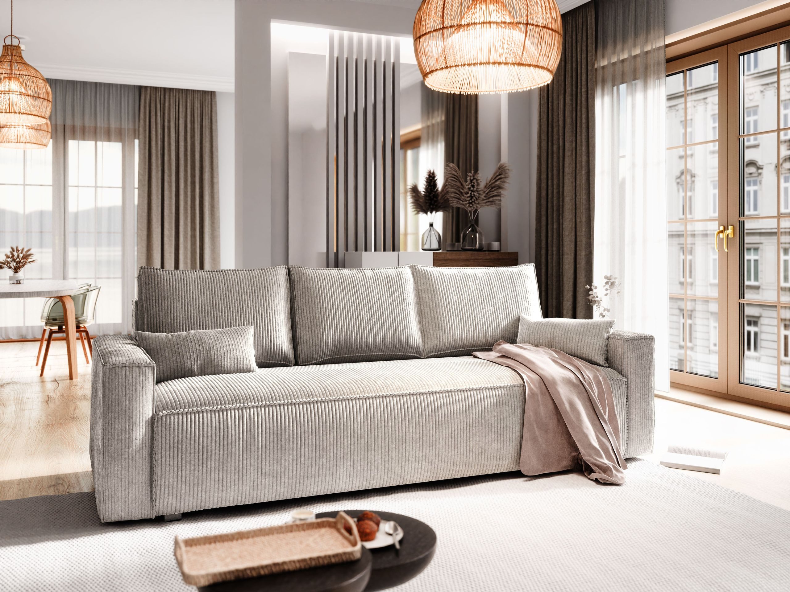 Masseno Sofa MENI mit Schlaffunktion, Schlafsofa, günstig online kaufen