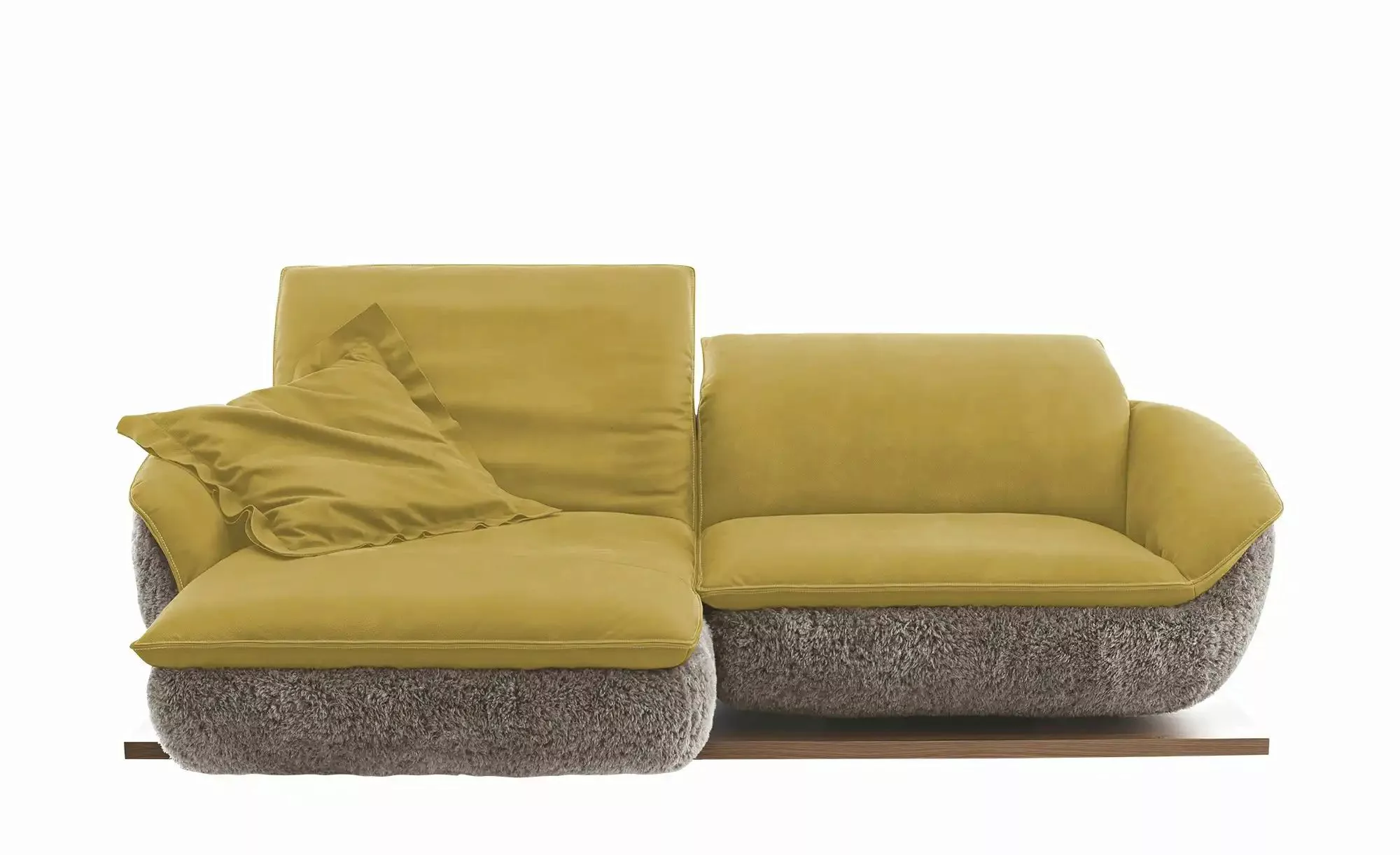 KOINOR Ecksofa  Mooove ¦ gelb ¦ Maße (cm): B: 242 H: 99 T: 120.0 Polstermöb günstig online kaufen