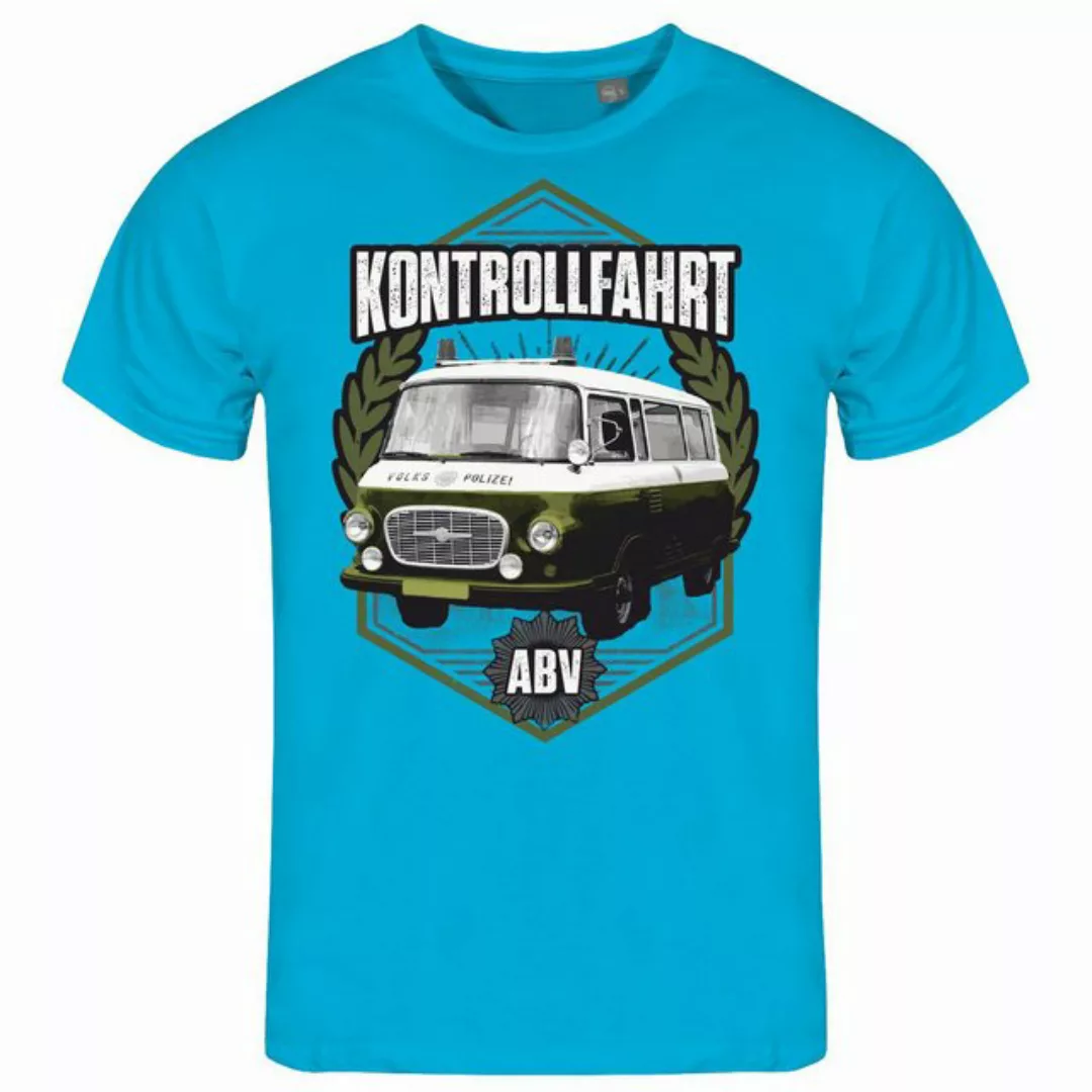 deinshirt Print-Shirt Herren T-Shirt Kontrollfahrt Funshirt mit Motiv günstig online kaufen