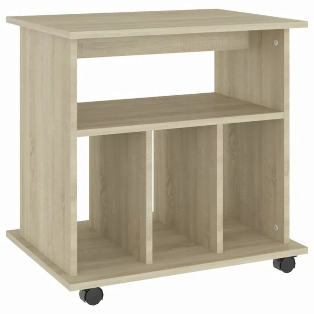 vidaXL Aktenschrank Rollschrank Sonoma Eiche 60x45x60 cm Spanplatte günstig online kaufen