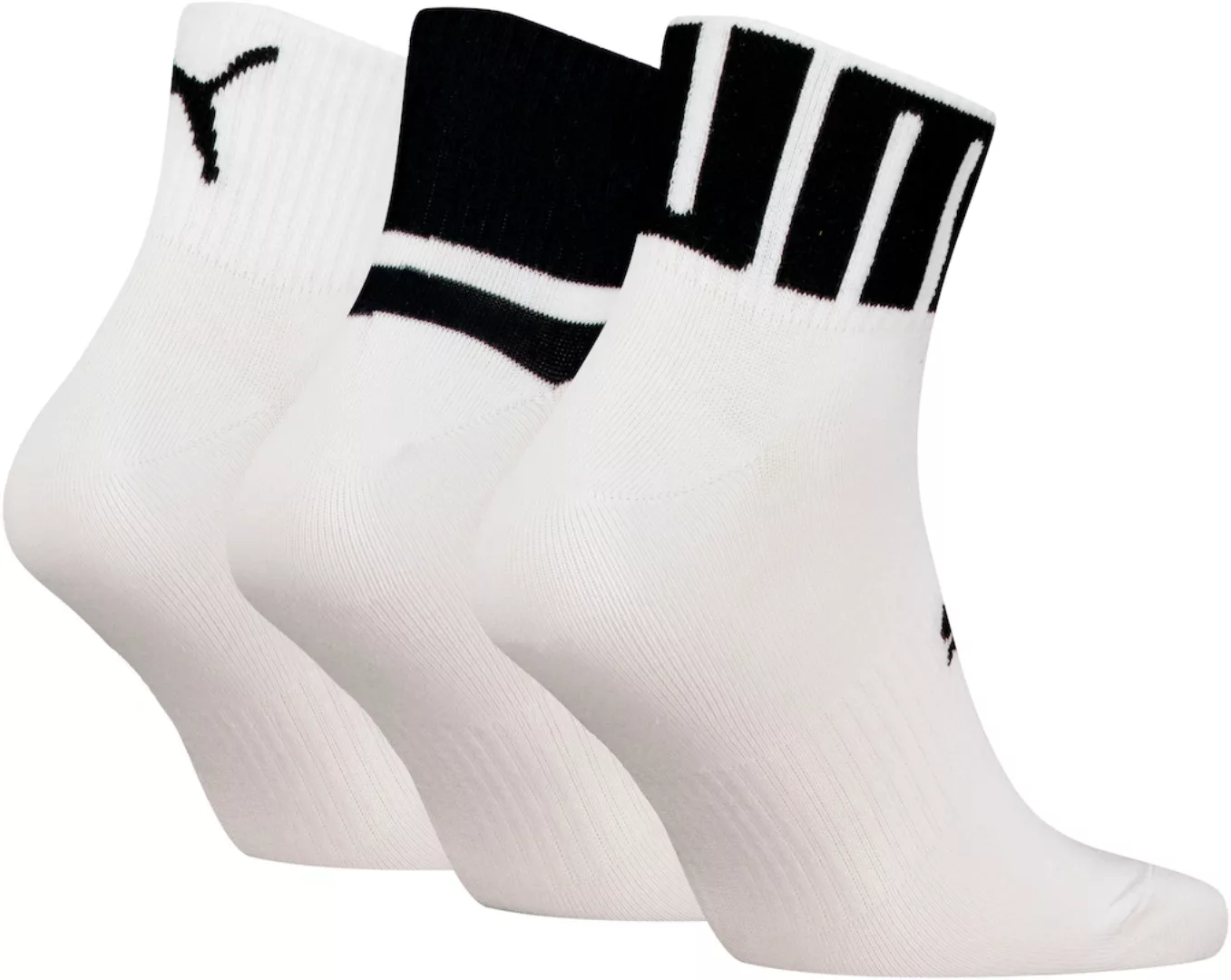 PUMA Kurzsocken "Unisex PUMA UNISEX BIG LOGO QUARTER", (Packung, 3er-Pack), günstig online kaufen