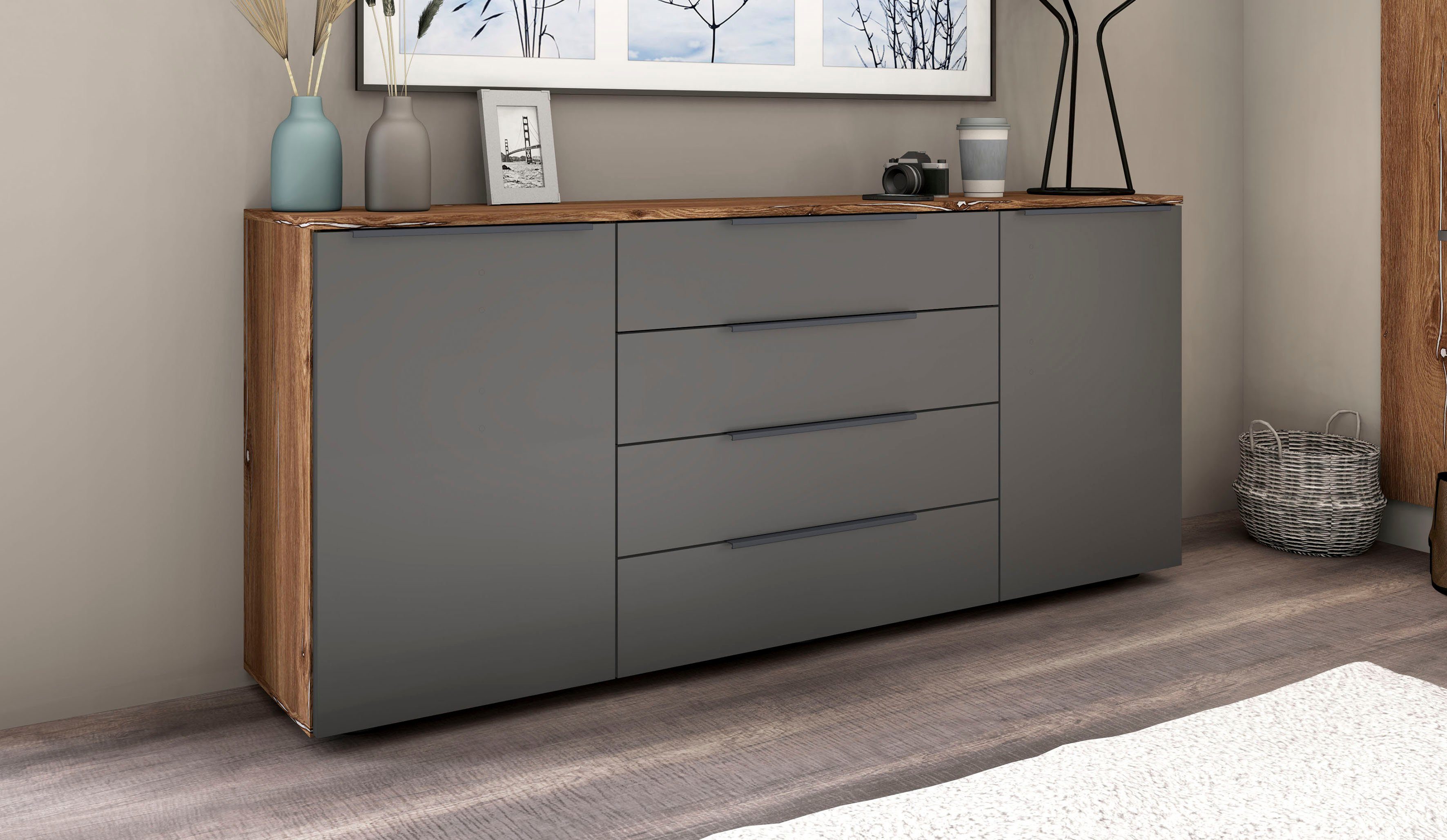 borchardt Möbel Sideboard "Tom", Breite 166 cm günstig online kaufen