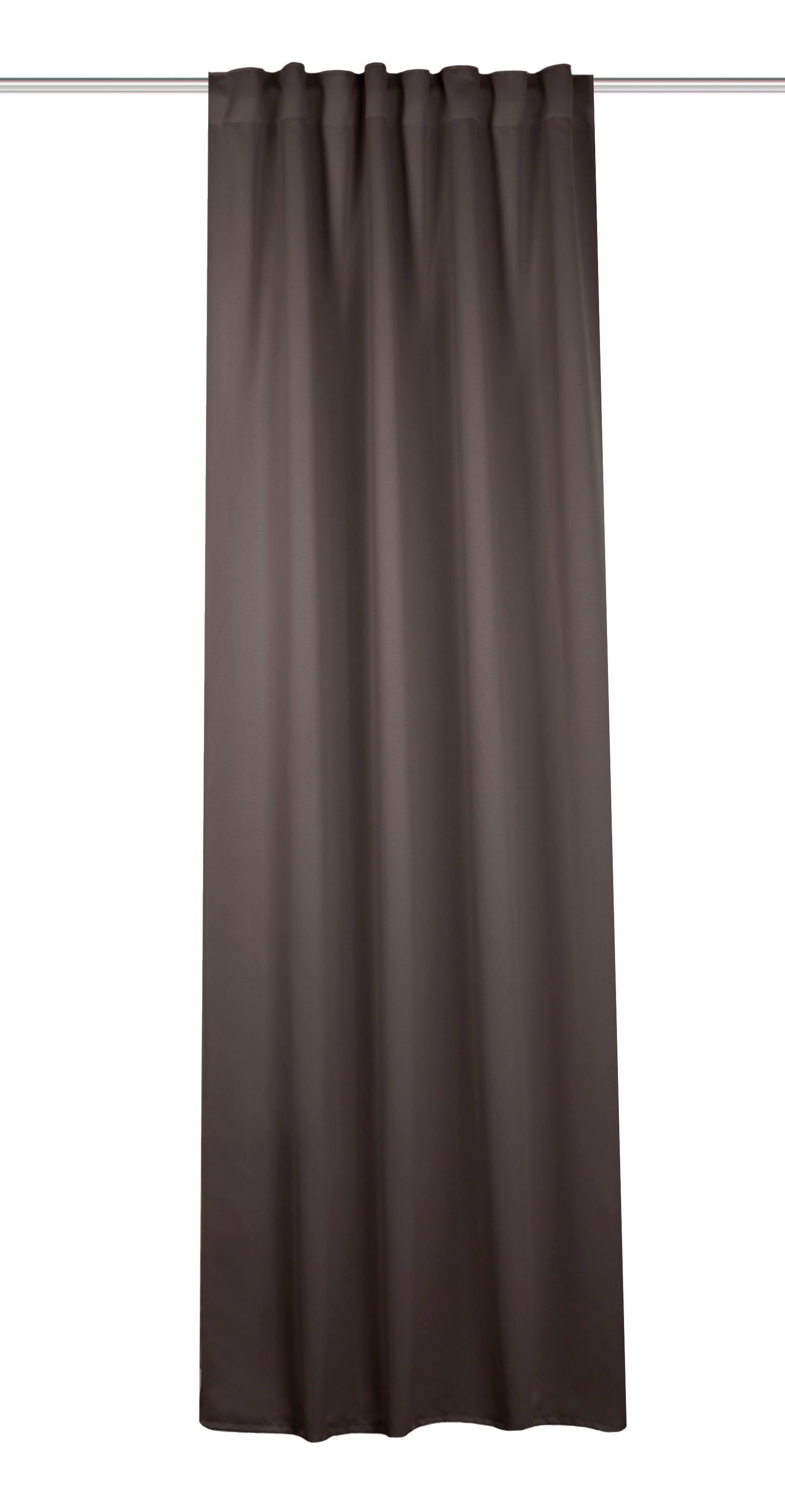 Home Basics Vorhang BLACKY, Multifunktionsband (1 günstig online kaufen