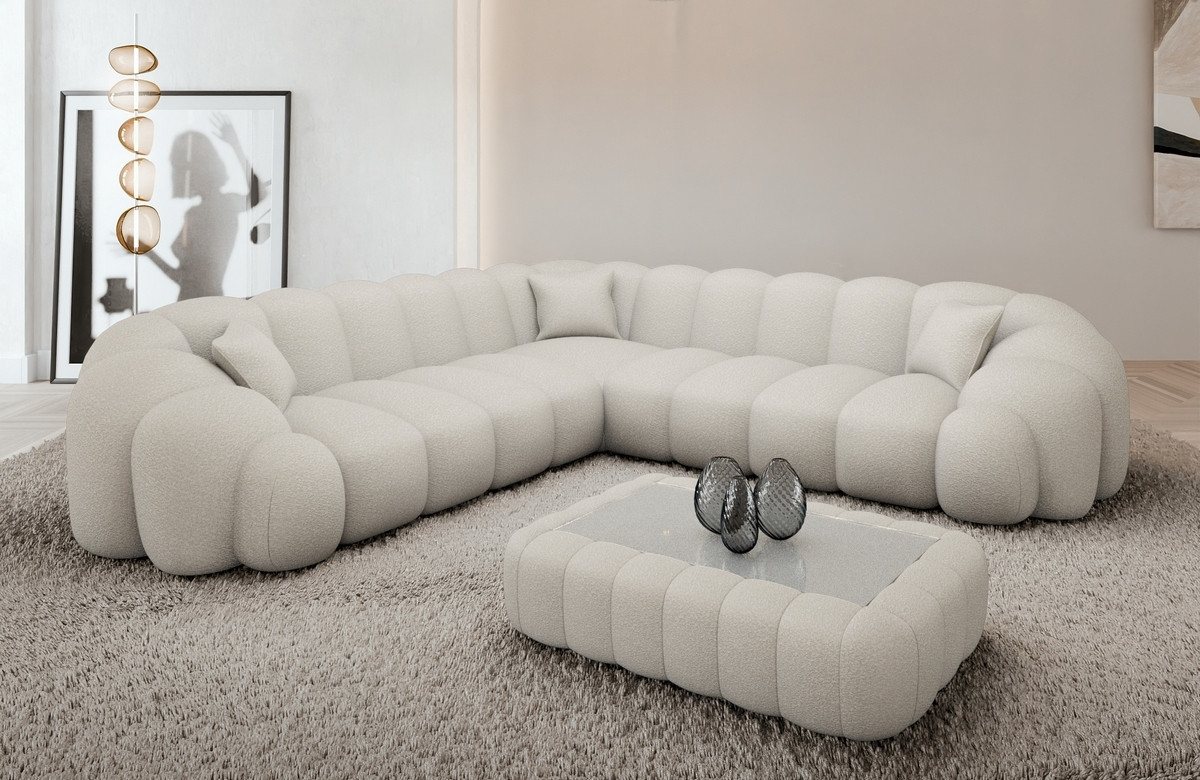 Sofa Dreams Ecksofa Rajada L Form 4-Sitzer Stoff, Loungesofa günstig online kaufen