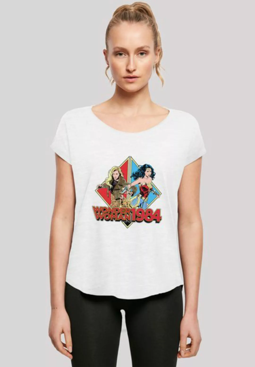 F4NT4STIC T-Shirt DC Comics Wonder Woman 84 Back To Back Damen,Premium Merc günstig online kaufen