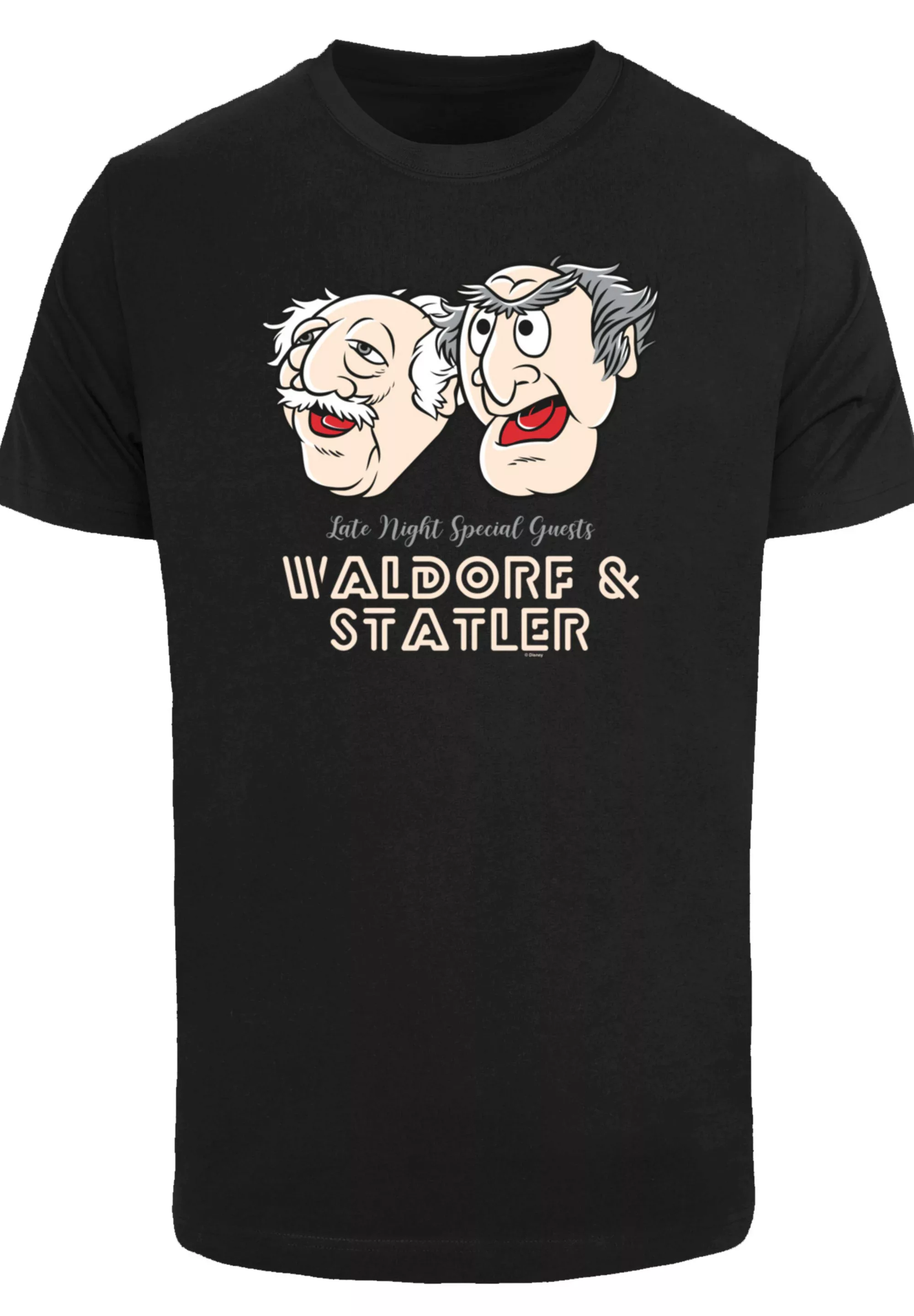 F4NT4STIC T-Shirt "Disney Muppets Late Night Waldorf & Statler", Premium Qu günstig online kaufen