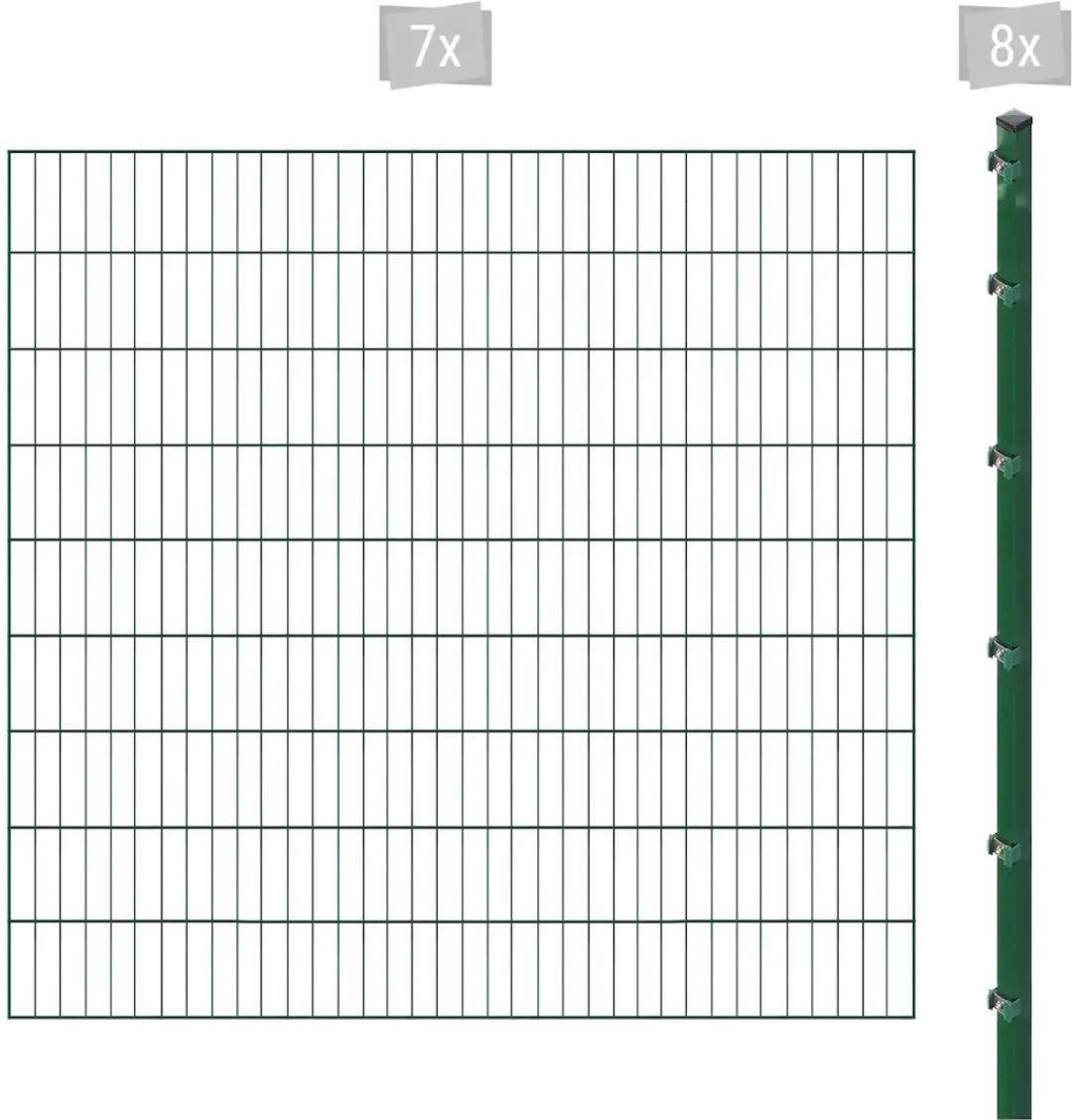 Arvotec Einstabmattenzaun "ESSENTIAL 180 zum Aufschrauben", Zaunhöhe 180 cm günstig online kaufen