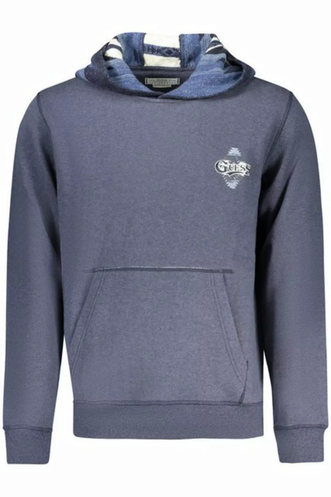 GUESS JEANS Sweatshirt Herren Pullover Blau – Stylischer Langarm-Hoodie günstig online kaufen