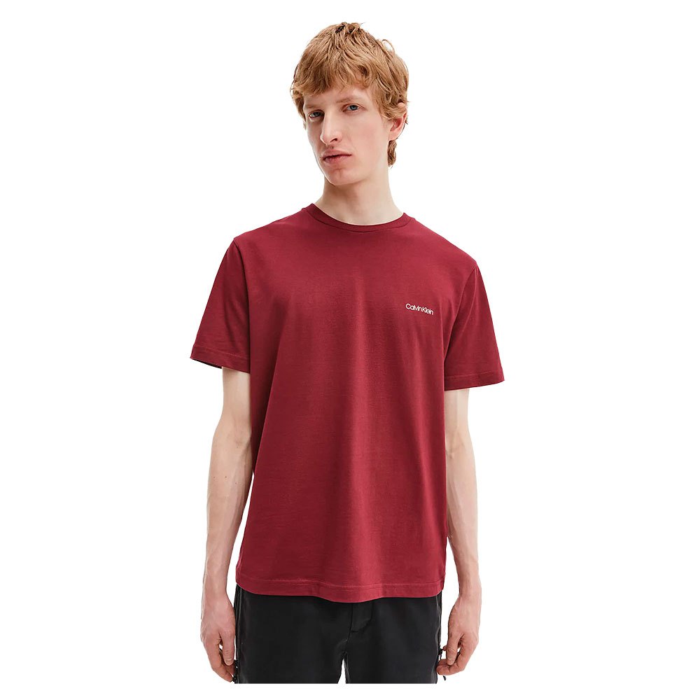 Calvin Klein Cotton Chest Logo Kurzärmeliges T-shirt XL Tawny Port günstig online kaufen