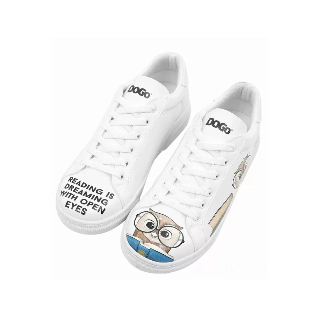 DOGO Sneaker "Damen Ace Sneakers The Wise Owl Vegan Damen Sneaker / Female" günstig online kaufen