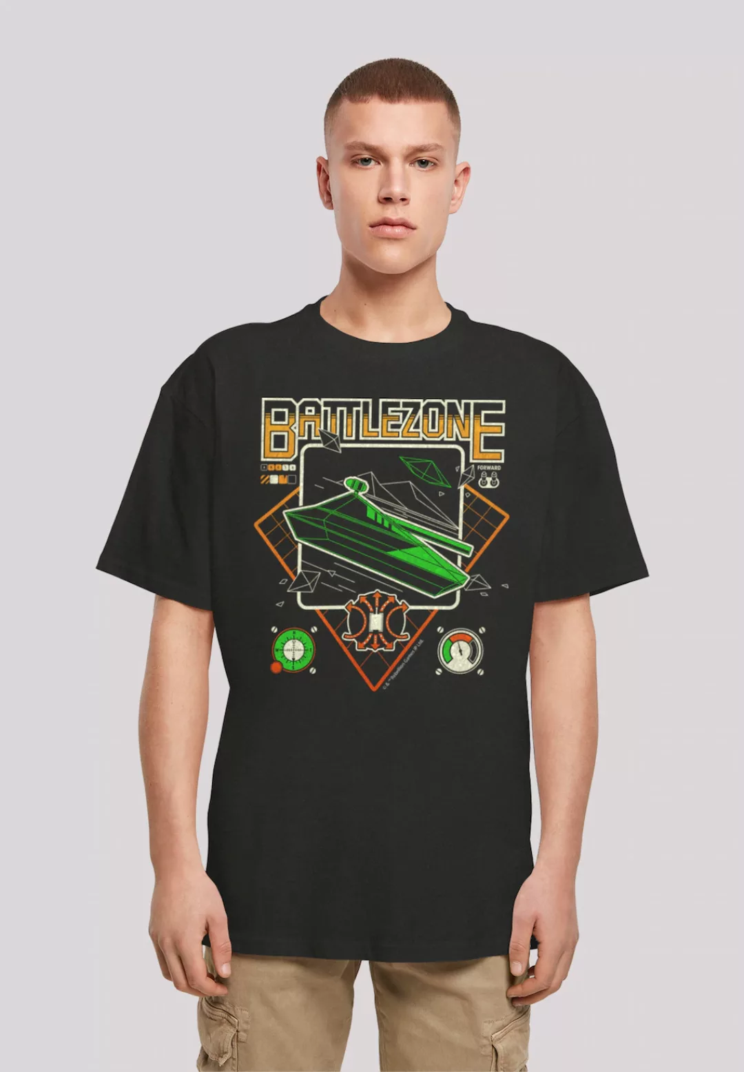 F4NT4STIC T-Shirt "BATTLEZONE Retro Gaming SEVENSQUARED", Print günstig online kaufen