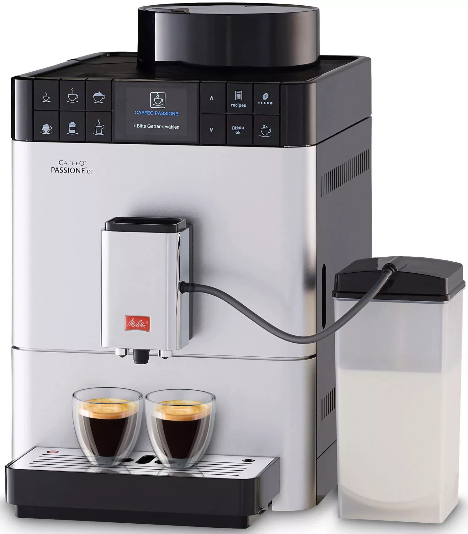 Melitta Kaffeevollautomat »Passione® One Touch F53/1-101, silber« günstig online kaufen