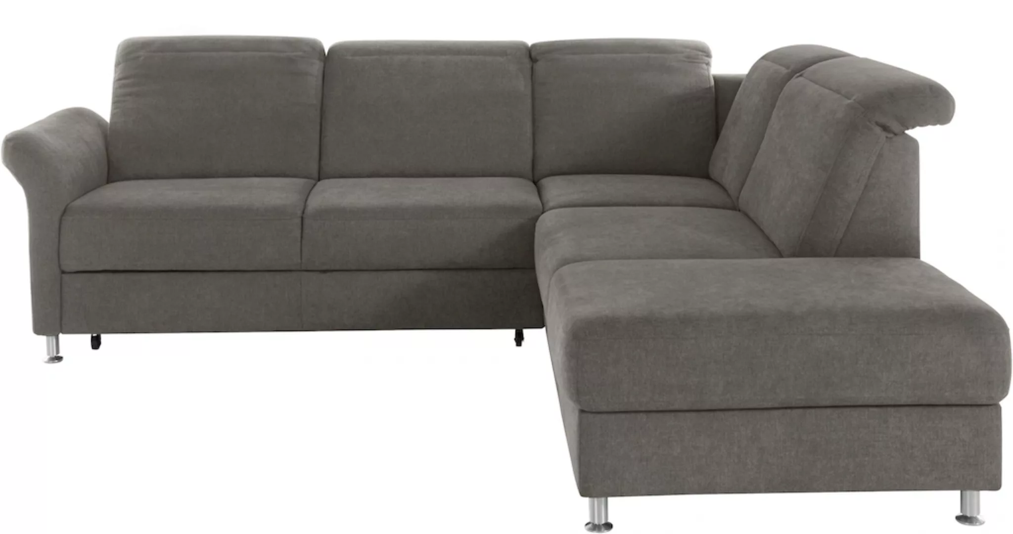 sit&more Ecksofa "Darwin L-Form", inklusive Federkern, wahlweise mit Kopfte günstig online kaufen