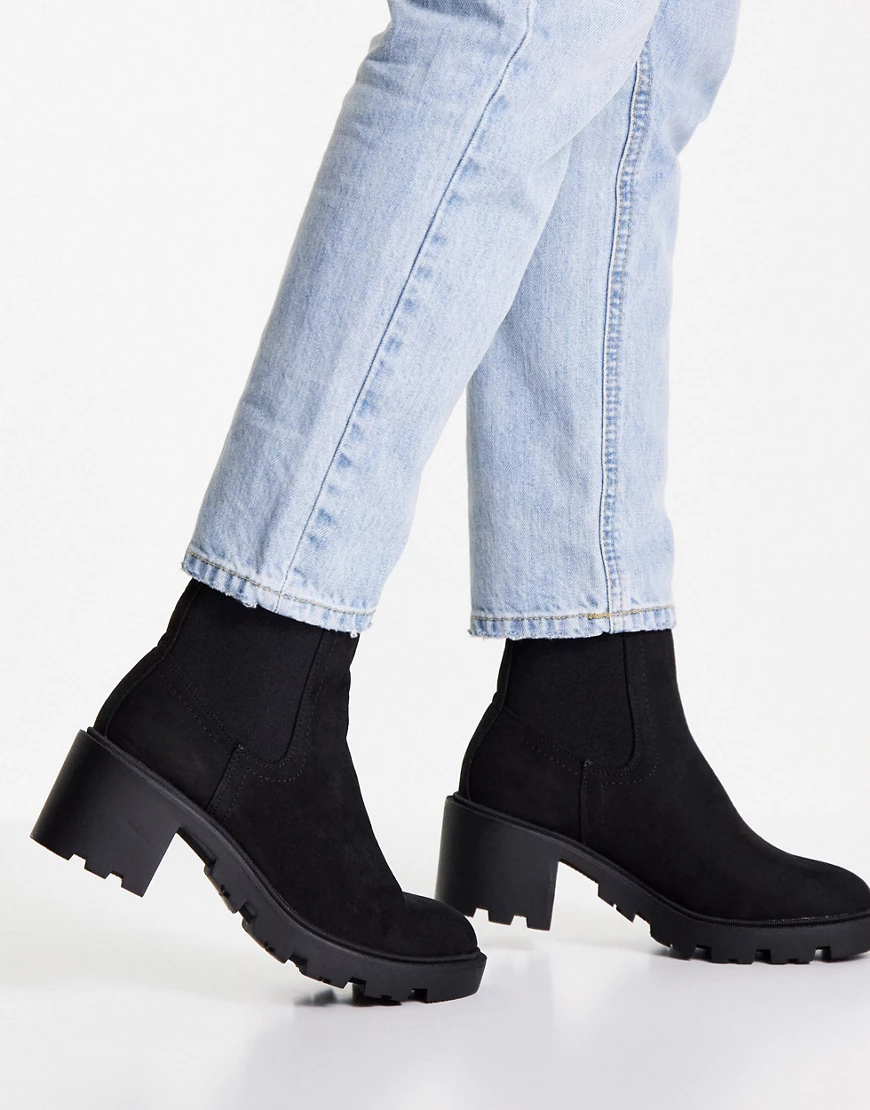 Topshop – Betsy Unit – Stiefel in Schwarz günstig online kaufen