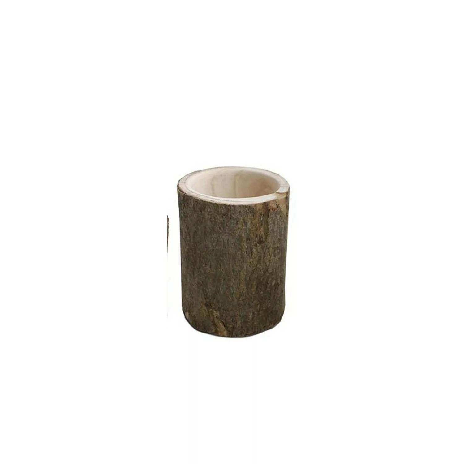 Holz-Baumstamm Pflanztopf Ø 13 cm günstig online kaufen