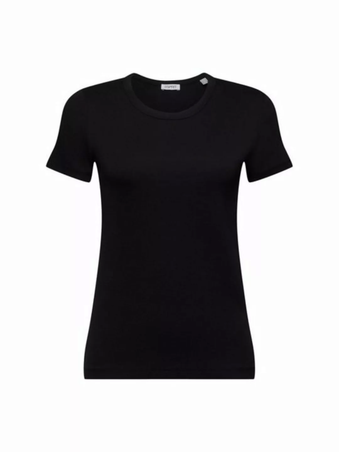 Esprit T-Shirt Kurzärmliges Baumwoll-T-Shirt (1-tlg) günstig online kaufen