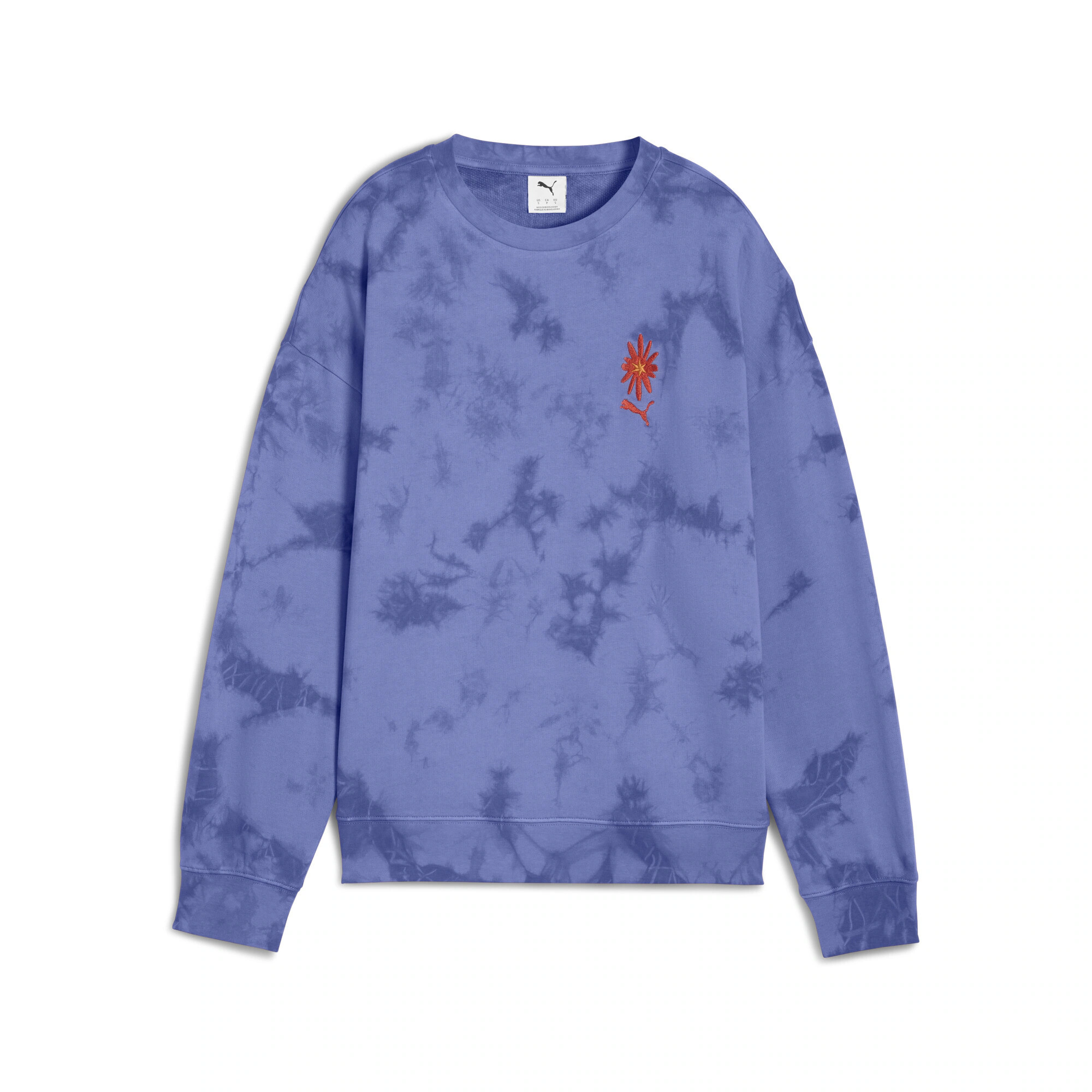 PUMA Sweatshirt "WARDROBE ESS FLORAL PACK Kurzer figurbetonter Crewneck mit günstig online kaufen