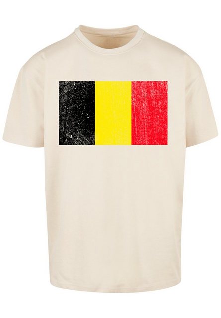 F4NT4STIC T-Shirt "Belgium Belgien Flagge", Print günstig online kaufen