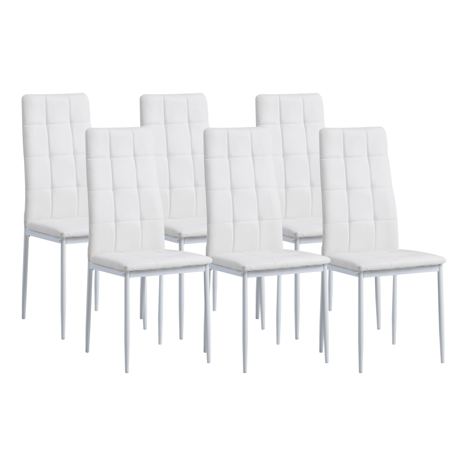 Albatros Esszimmerstühle RIMINI 6er SET Weiss günstig online kaufen