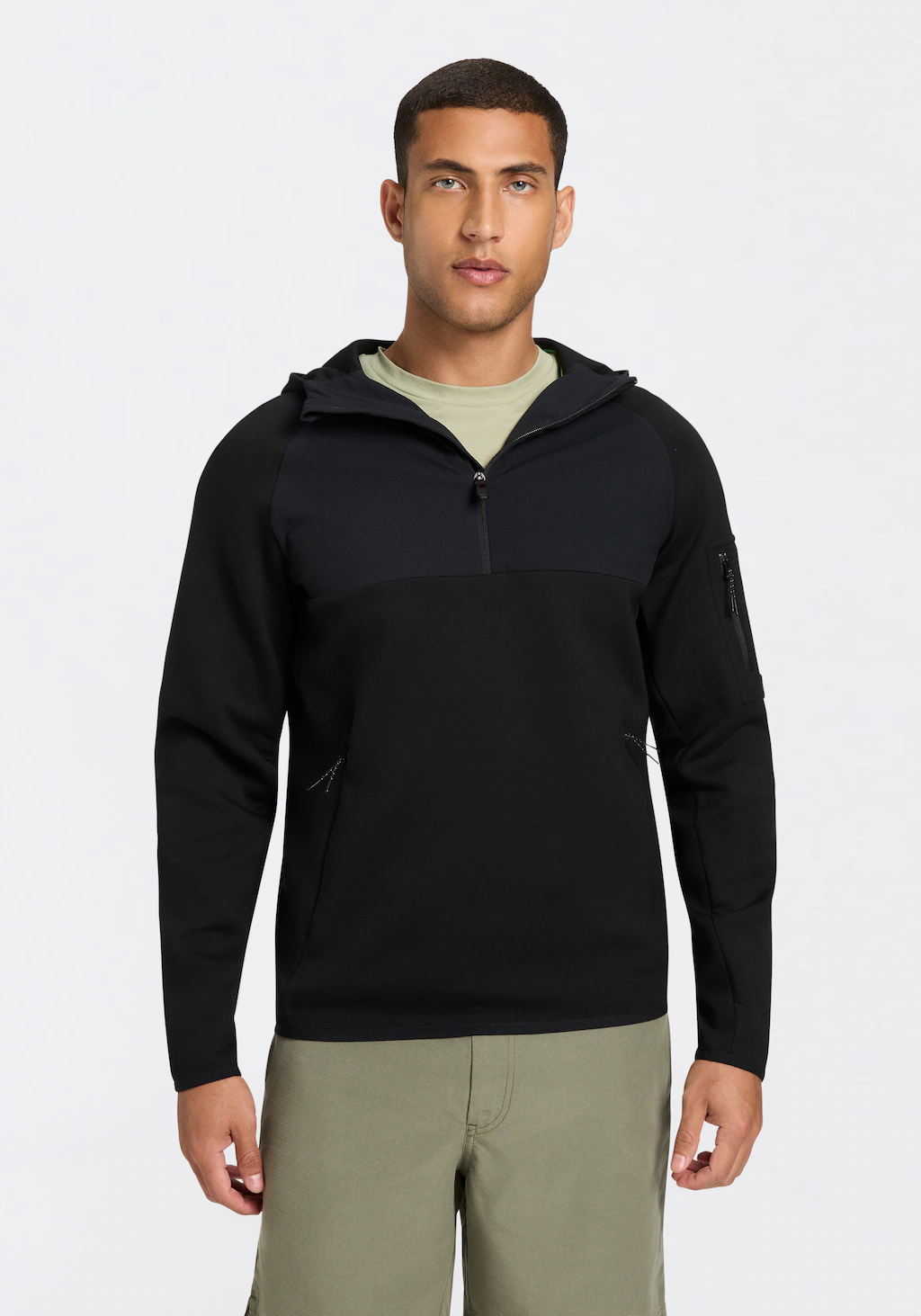 BOSS GREEN Kapuzensweatshirt "QZ Urban Tech", mit Reißverschlusstaschen günstig online kaufen