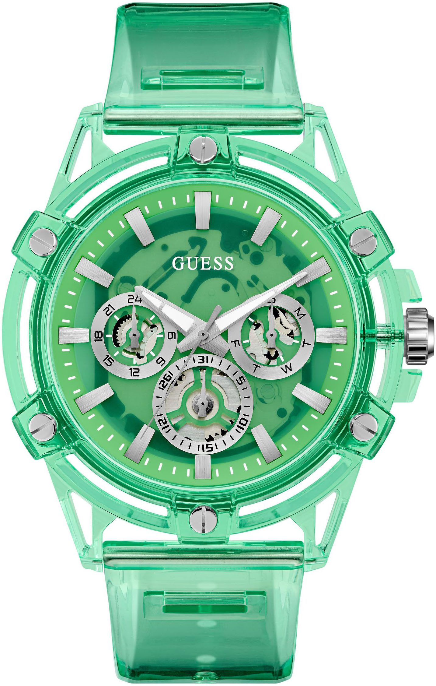 Guess Multifunktionsuhr KING GW0806G6, Quarzuhr, Armbanduhr, günstig online kaufen