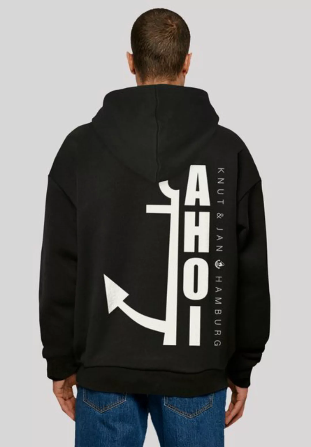 F4NT4STIC Kapuzenpullover "Ahoi Anker Knut & Jan Hamburg", Print günstig online kaufen