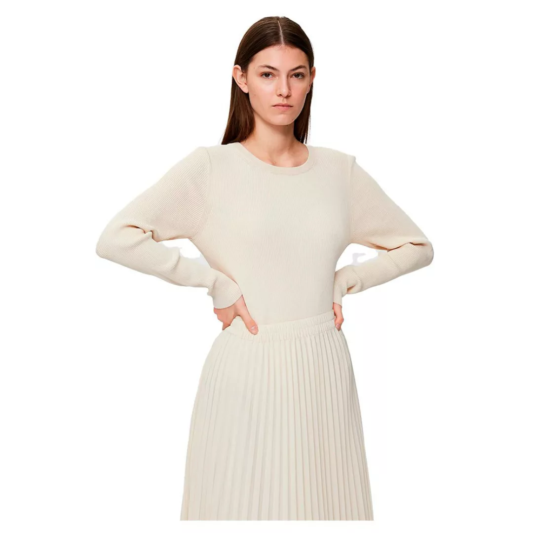 Selected Amelia O Hals Sweater S Sandshell günstig online kaufen