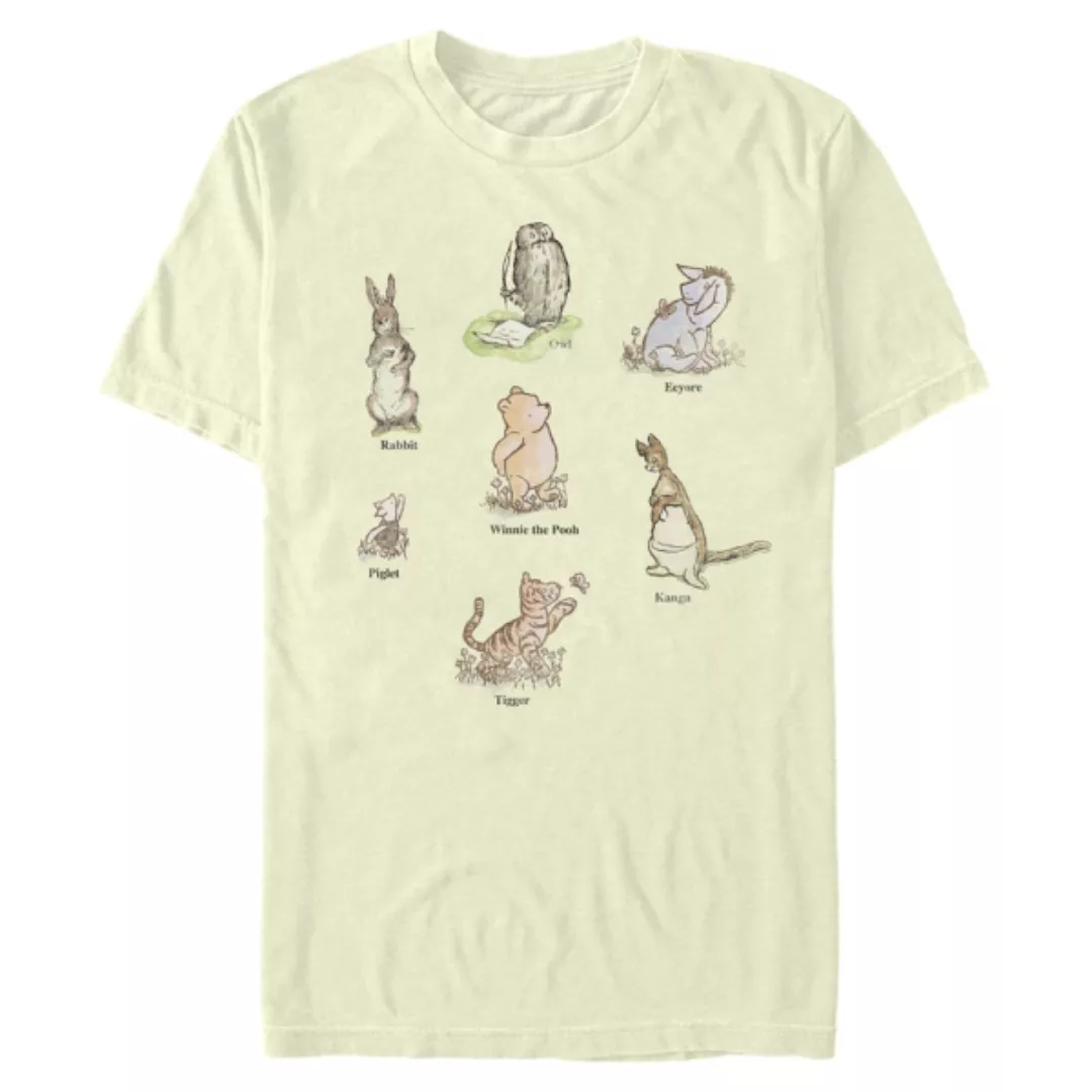 Disney - Winnie Puuh - Gruppe Winnie Poster - Männer T-Shirt günstig online kaufen