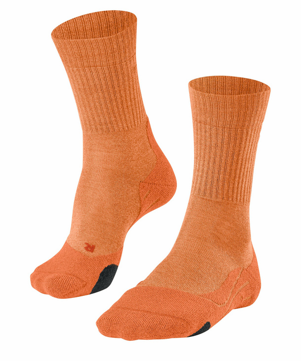 FALKE TK2 Wool Damen Wandersocken, 35-36, Rot, Schurwolle, 16395-815001 günstig online kaufen