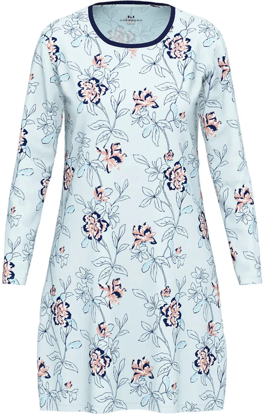 GÖTZBURG Nachthemd, mit floralem Print und langen Ärmeln für stylische Näch günstig online kaufen