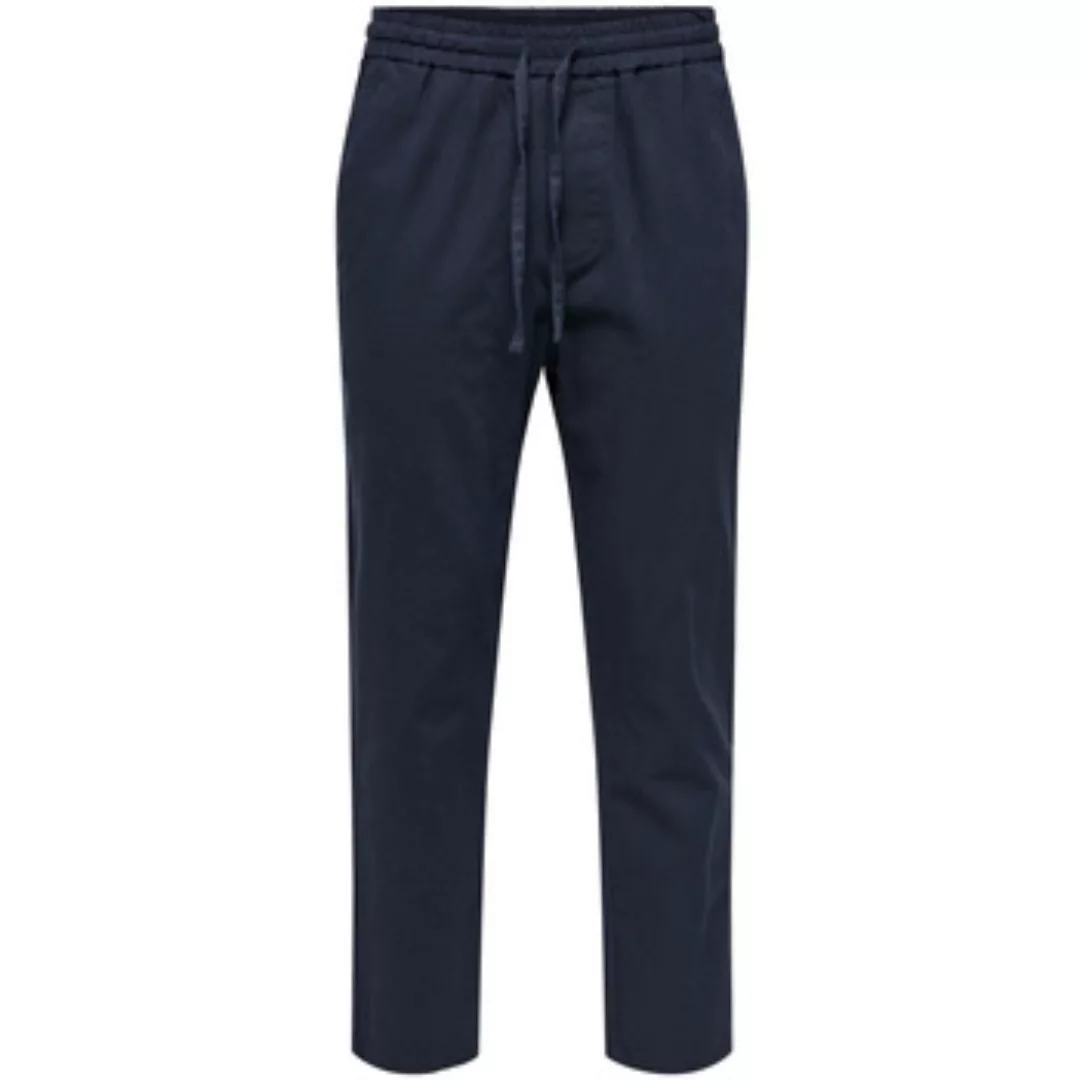 Only & Sons Herren Sweatpant ONSLINUS CROP LIN - Tapered Fit günstig online kaufen