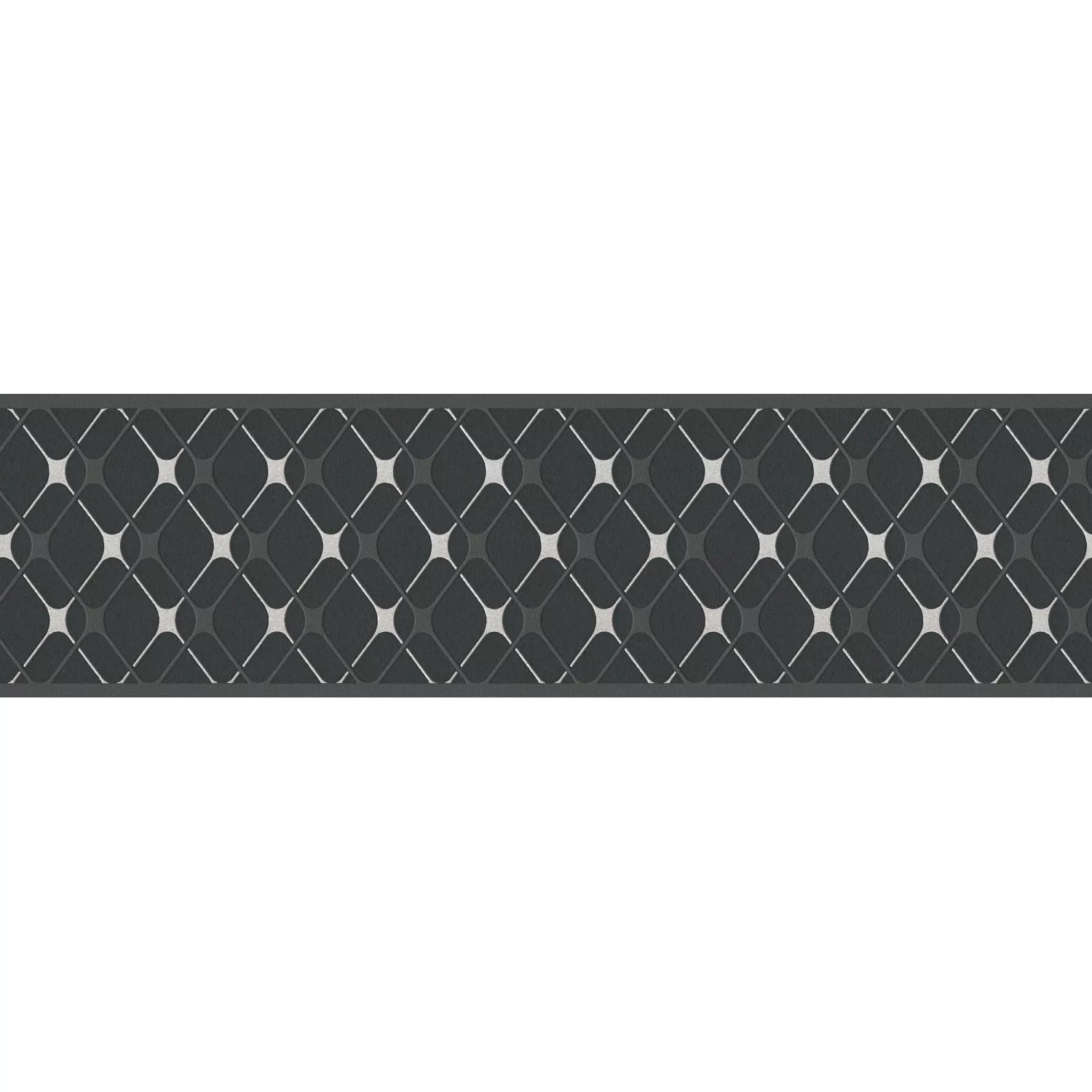 A.S. Création Borte selbstklebend Geometrisch 5 m x 17 cm Schwarz-Grau günstig online kaufen