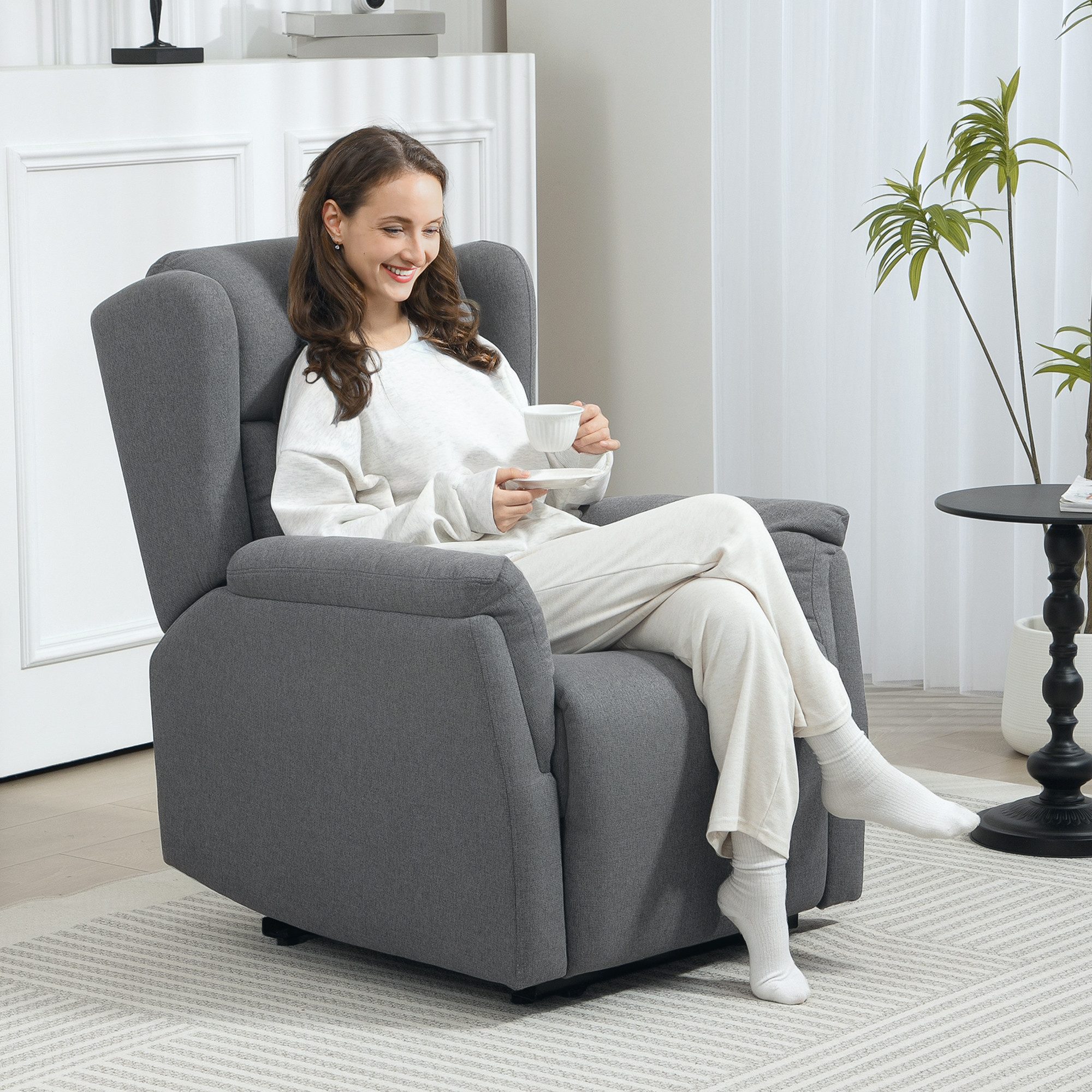 HOMCOM Relaxsessel Fernsehsessel mit Liegefunktion (TV-Sessel günstig online kaufen
