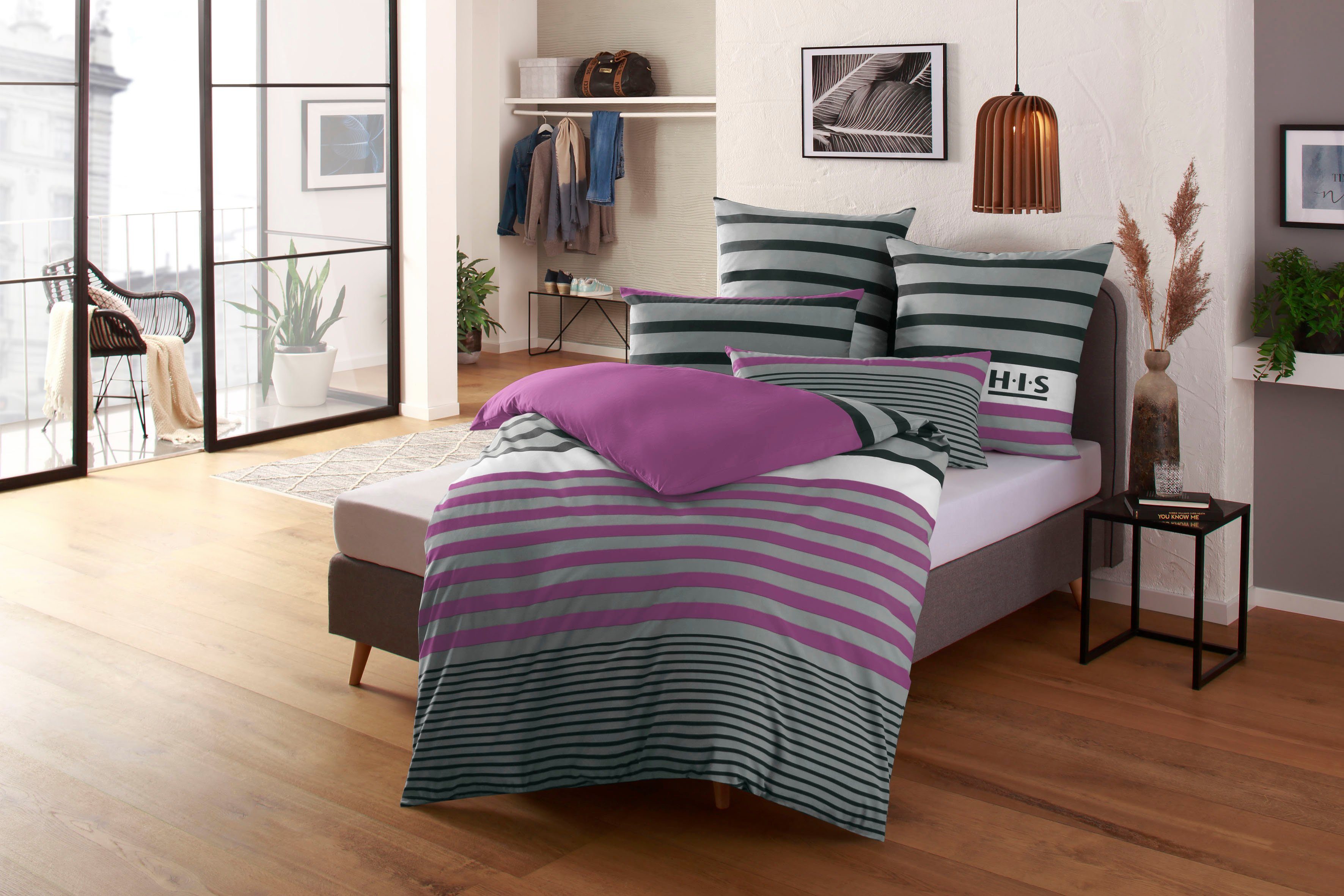 H.I.S Bettwäsche Majoran, Polycotton recycelt, 3 günstig online kaufen