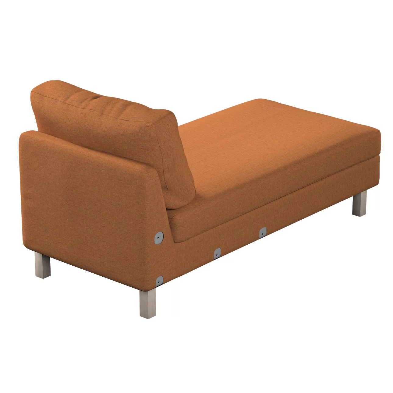 Bezug für Karlstad Recamiere Zustellsofa, kurz, orange, Bezug für Karlstad günstig online kaufen