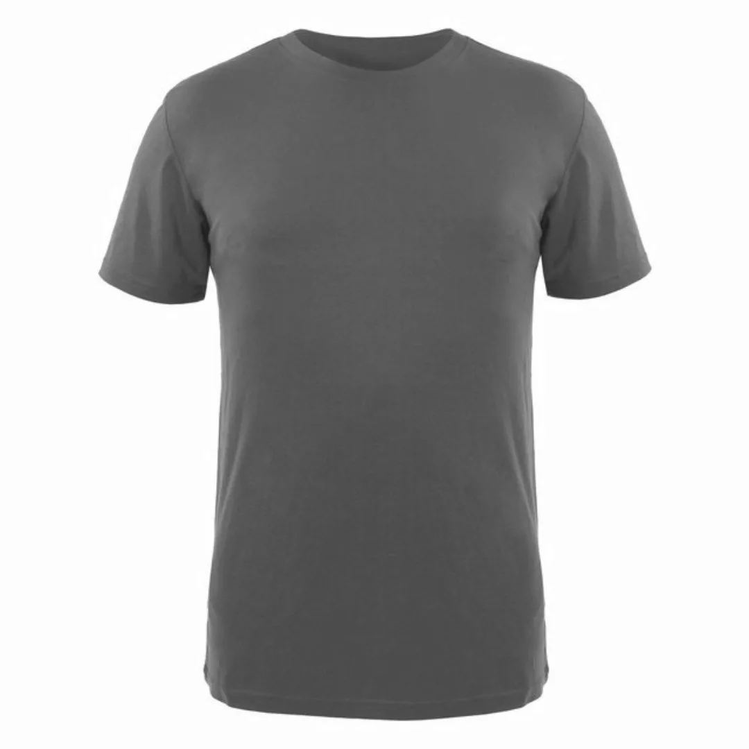 Qualitex Workwear T-Shirt Lyocell T-Shirt "iND" hellgrau, Gr. M günstig online kaufen