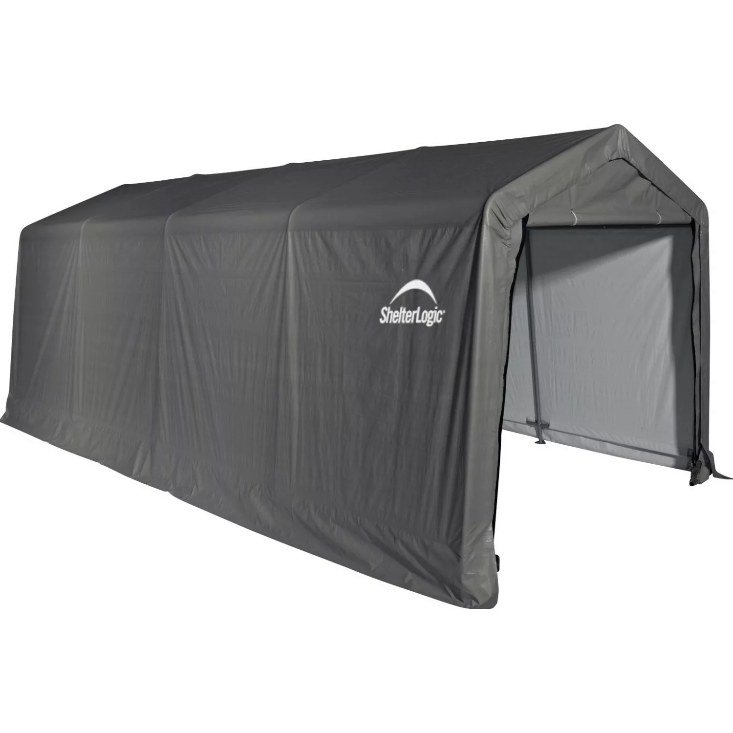 ShelterLogic Garage 18,3 m² Grau 300 cm x 610 cm günstig online kaufen